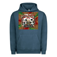Pigment Midnight Navy merry Christmas heifer Urban Hoodie - Jasminsmagicworld