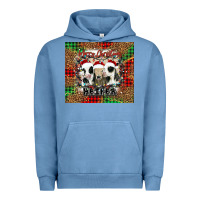Pigment Pebble Blue merry Christmas heifer Urban Hoodie - Jasminsmagicworld