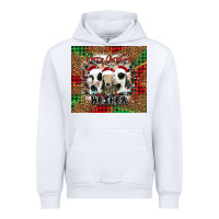 White merry Christmas heifer Urban Hoodie - Jasminsmagicworld