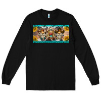 Black western gnome license plate Long Sleeve Tee - BarkalooDesign