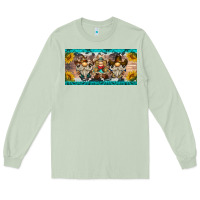 Matcha western gnome license plate Long Sleeve Tee - BarkalooDesign