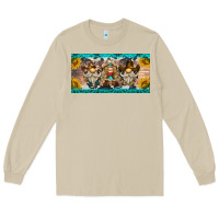 Mushroom western gnome license plate Long Sleeve Tee - BarkalooDesign