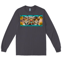 Smoke western gnome license plate Long Sleeve Tee - BarkalooDesign