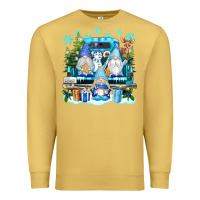 Antique Gold snowman gnome truck Premium Sweatshirt - texasbilliewilder