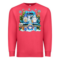 Cardinal snowman gnome truck Premium Sweatshirt - texasbilliewilder