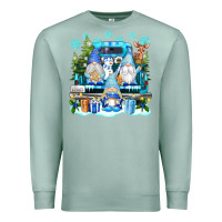 Seafoam snowman gnome truck Premium Sweatshirt - texasbilliewilder