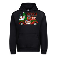 Black happy new year truck 2023 Urban Hoodie - Jasminsmagicworld