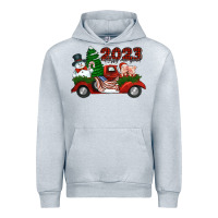 Heather Grey happy new year truck 2023 Urban Hoodie - Jasminsmagicworld