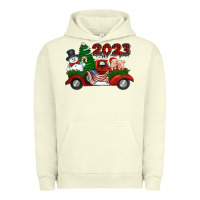 Pigment Pistachio happy new year truck 2023 Urban Hoodie - Jasminsmagicworld