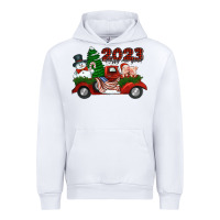 White happy new year truck 2023 Urban Hoodie - Jasminsmagicworld