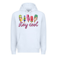 White stay cool Premium Hoodie - AdoDesignShop