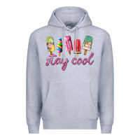 Heather Grey stay cool Premium Hoodie - AdoDesignShop
