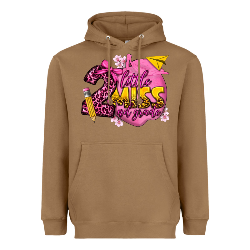Little Miss 2nd Grade Heavyweight Hoodie by texasbilliewilder | Teevron