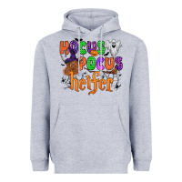 Heather Grey hocus pocus heifer Heavyweight Hoodie - Zillion Design Studio