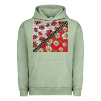 Pigment Oil Green ladybug Urban Hoodie - BarkalooDesign