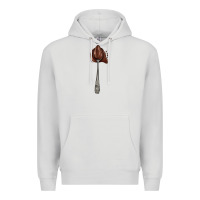 Dove Grey spoon with chocolate Premium Hoodie - AdoDesignShop