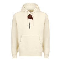 Sandshell spoon with chocolate Premium Hoodie - AdoDesignShop