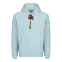 Blue Mist spoon with chocolate Premium Hoodie - AdoDesignShop