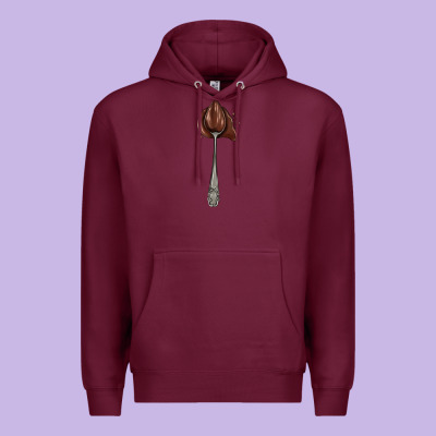 Spoon With Chocolate Premium Hoodie Designed By Adodesignshop