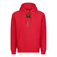 Red spoon with chocolate Premium Hoodie - AdoDesignShop