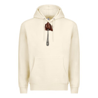 Tofu spoon with chocolate Premium Hoodie - AdoDesignShop