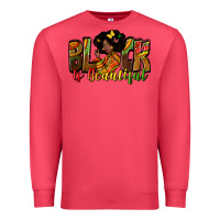 Cardinal Black is beautiful juneteenth Premium Sweatshirt - Zillion Design Studio
