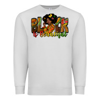 Dove Grey Black is beautiful juneteenth Premium Sweatshirt - Zillion Design Studio