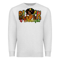 Oatmeal Heather Black is beautiful juneteenth Premium Sweatshirt - Zillion Design Studio