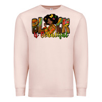 Pale Pink Black is beautiful juneteenth Premium Sweatshirt - Zillion Design Studio