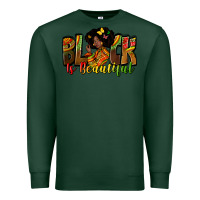 Sports Green Black is beautiful juneteenth Premium Sweatshirt - Zillion Design Studio