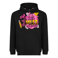 Black little miss 3 rd grade Heavyweight Hoodie - texasbilliewilder