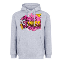Heather Grey little miss 3 rd grade Heavyweight Hoodie - texasbilliewilder