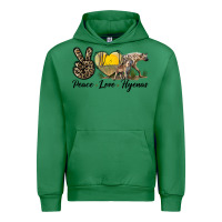 Emerald Peace Love Hyenas Urban Hoodie - LillyAllenDesigns