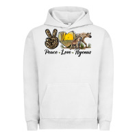 Pigment Lunar Rock Peace Love Hyenas Urban Hoodie - LillyAllenDesigns