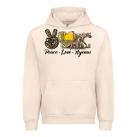 Sandshell Peace Love Hyenas Urban Hoodie - LillyAllenDesigns