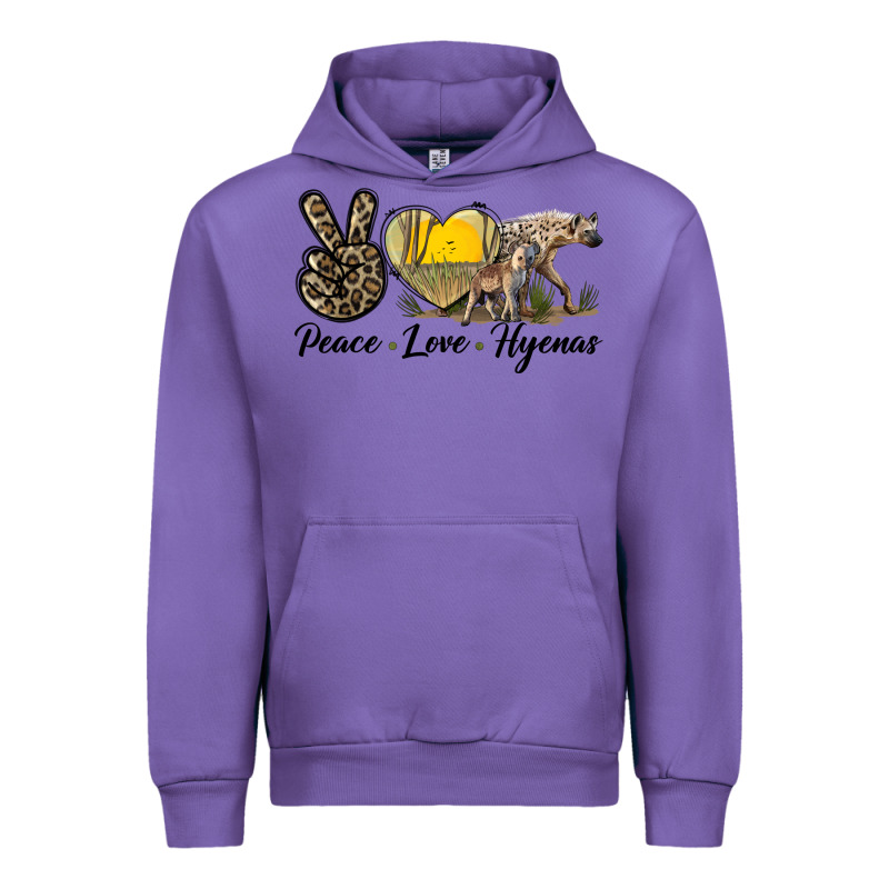 Peace Love Hyenas Urban Hoodie by LillyAllenDesigns | Teevron
