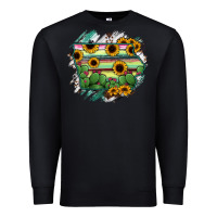 Black Iowa State Map Premium Sweatshirt - RanaPortraitStore