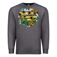 Charcoal Heather Iowa State Map Premium Sweatshirt - RanaPortraitStore