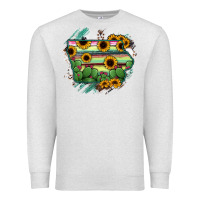 Oatmeal Heather Iowa State Map Premium Sweatshirt - RanaPortraitStore