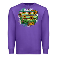 Purple Iowa State Map Premium Sweatshirt - RanaPortraitStore