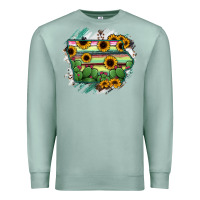 Seafoam Iowa State Map Premium Sweatshirt - RanaPortraitStore