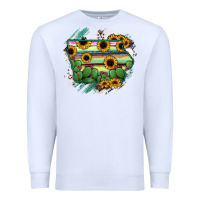 White Iowa State Map Premium Sweatshirt - RanaPortraitStore