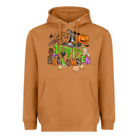 Meerkat happy halloween farm animals Heavyweight Hoodie - Zillion Design Studio