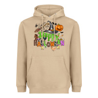 Mushroom happy halloween farm animals Heavyweight Hoodie - Zillion Design Studio