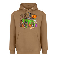 Toasted Coconut happy halloween farm animals Heavyweight Hoodie - Zillion Design Studio