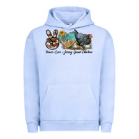 Pigment Grape Ice Peace Love Jersey Giant Chicken Urban Hoodie - LillyAllenDesigns