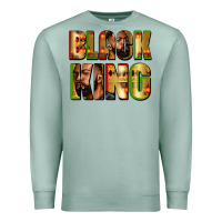 Seafoam Black king juneteenth Premium Sweatshirt - Zillion Design Studio
