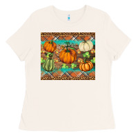 Bone fall pumpkin Ladies Tee - BarkalooDesign