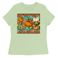 Matcha fall pumpkin Ladies Tee - BarkalooDesign