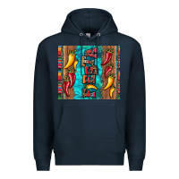 Navy fiesta with pepper Premium Hoodie - Artiststas